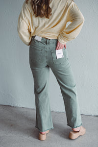 Willow Wide Leg Olive Pants
