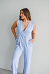 Stylish Surplice Jumpsuit