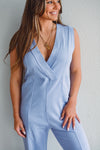 Stylish Surplice Jumpsuit