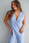 Stylish Surplice Jumpsuit