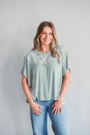 Pearl Passion Green Top