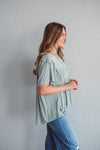 Pearl Passion Green Top