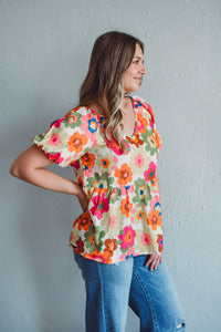 Burst Of Daisys Top