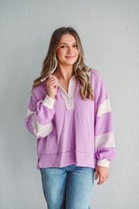 Lavender Burst Top