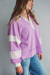Lavender Burst Top