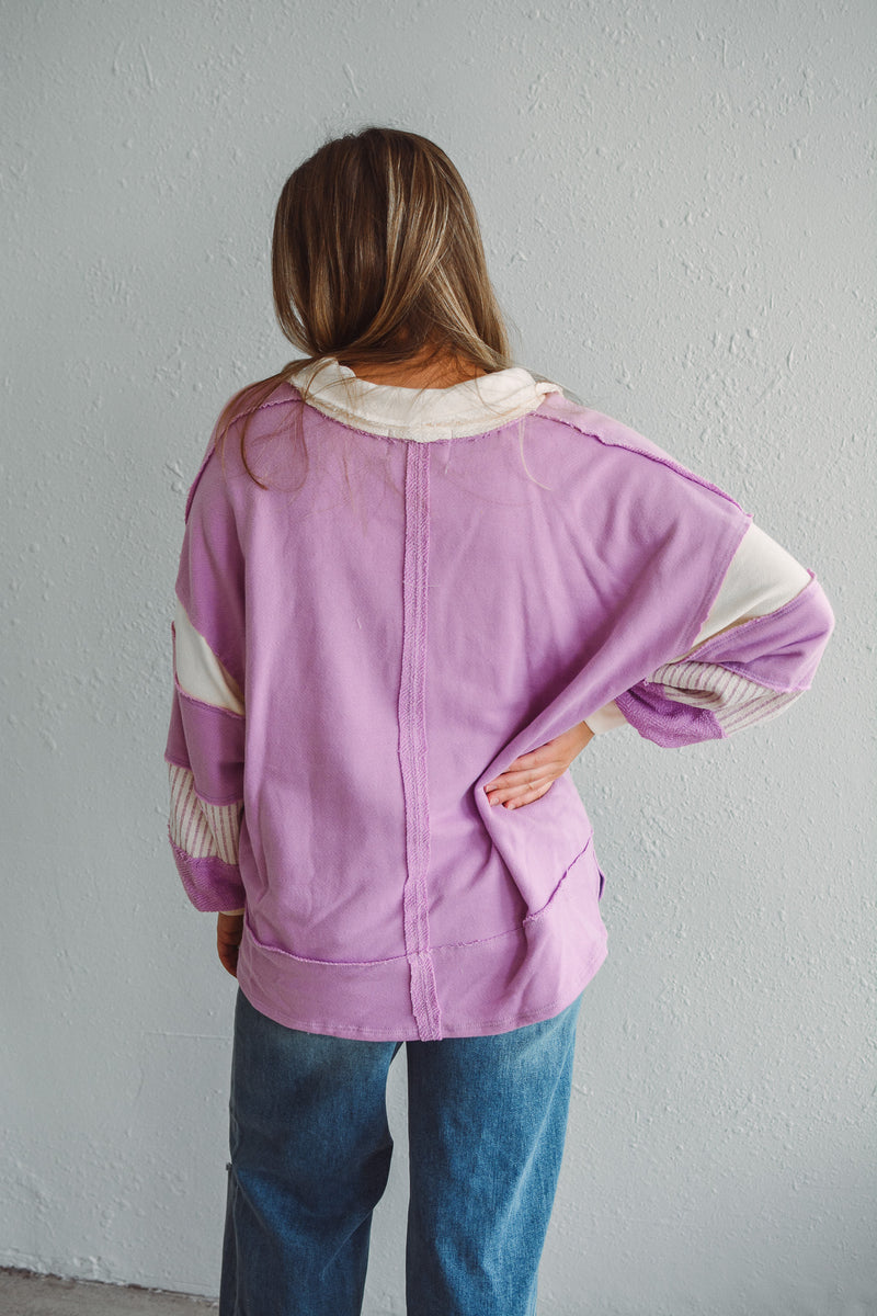 Lavender Burst Top