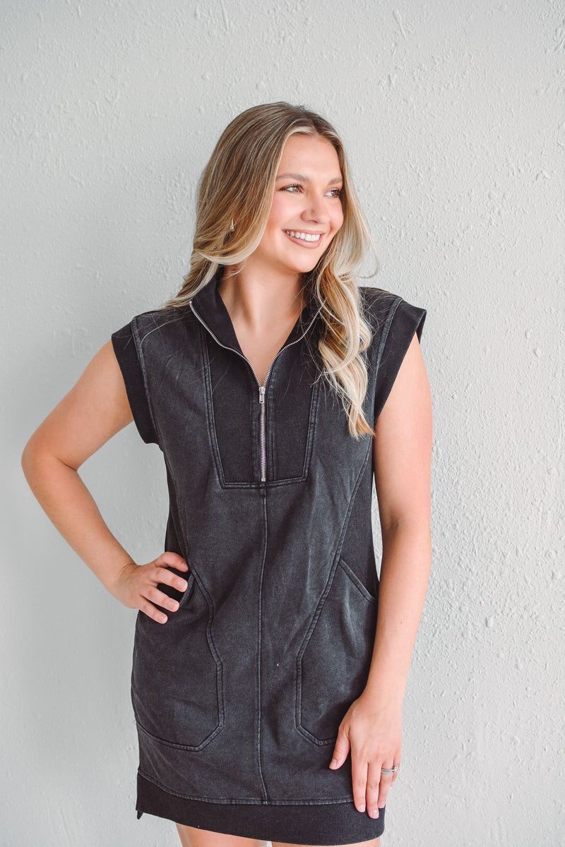 Athleisure Black Mini – Rhinestones and Roses
