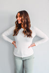 Beatrice Basic Cream Top