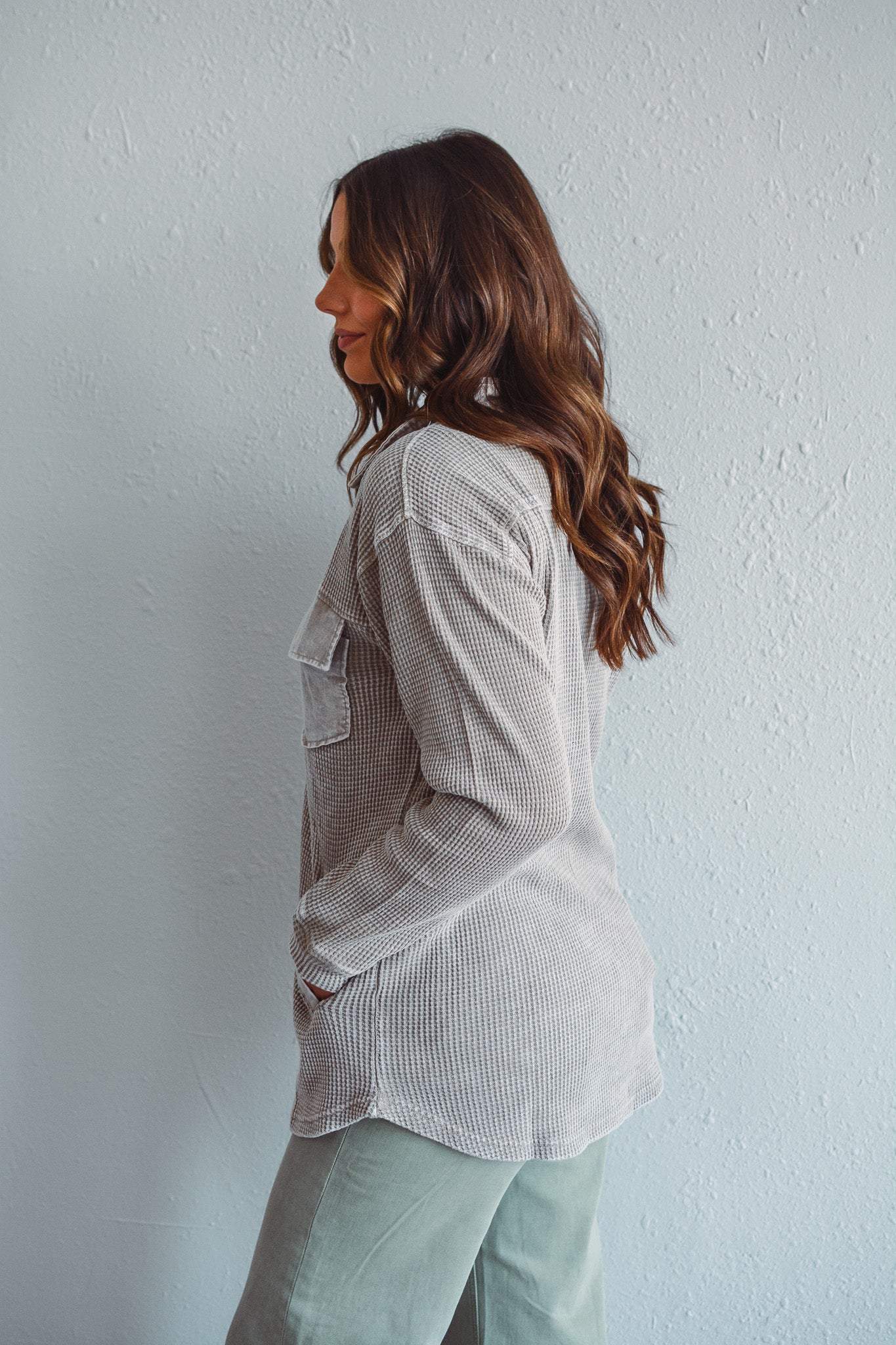 Willow Waffle Taupe Jacket Willow Waffle Taupe Jacket