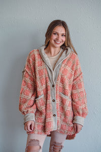 Coral Teddy Jacket