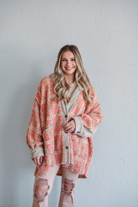 Coral Teddy Jacket