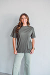 Brooke Boyfriend Green Tee