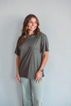 Brooke Boyfriend Green Tee