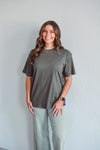 Brooke Boyfriend Green Tee