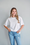 Brooke Boyfriend White Tee