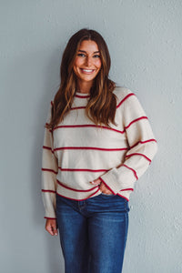 Chic in Cream Sweater