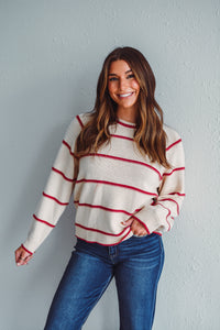 Chic in Cream Sweater