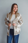 Dining in Diamond Cardigan