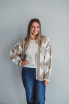 Dining in Diamond Cardigan