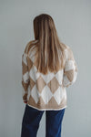 Dining in Diamond Cardigan