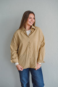 Glamorous In Gingham Mustard
