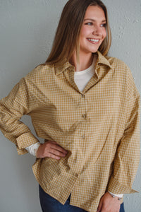 Glamorous In Gingham Mustard