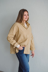 Glamorous In Gingham Mustard