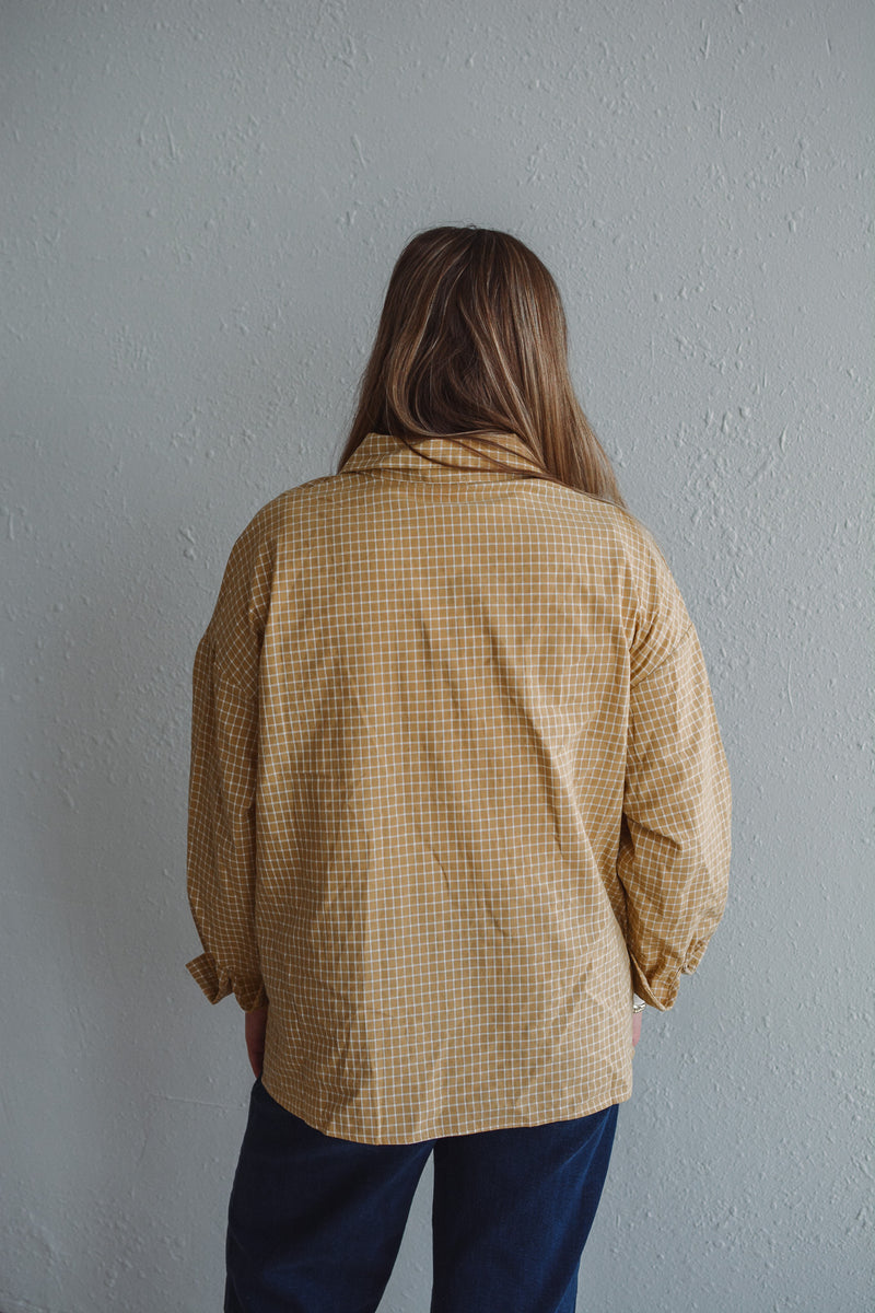 Glamorous In Gingham Mustard