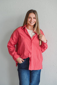 Glamourous in Gingham Red