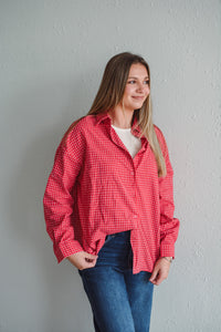Glamourous in Gingham Red