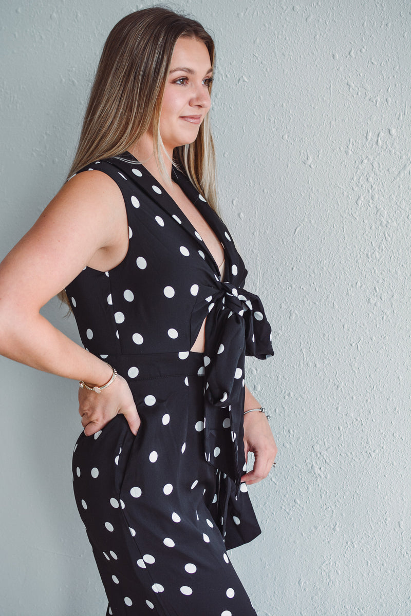 Dotted Elegance Jumpsuit