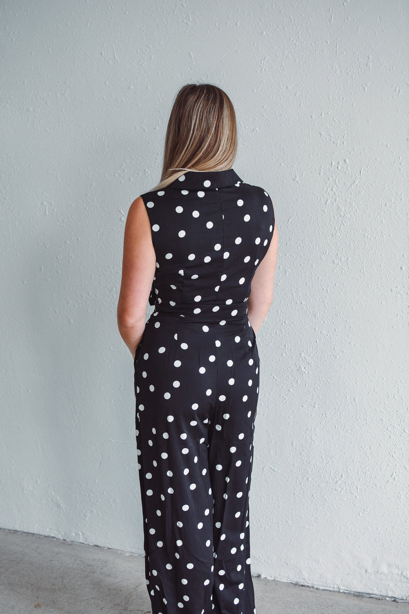 Dotted Elegance Jumpsuit
