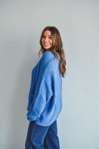 Lapis Chunky Cardigan