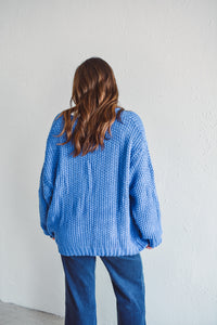 Lapis Chunky Cardigan