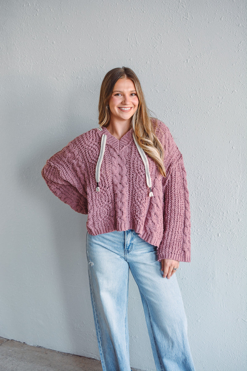 Mauve Cozy Ridge Hoodie
