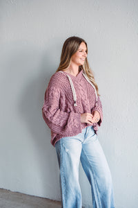 Mauve Cozy Ridge Hoodie