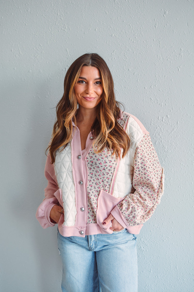 Blush Fusion Quilted Jacket