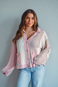 Blush Fusion Quilted Jacket
