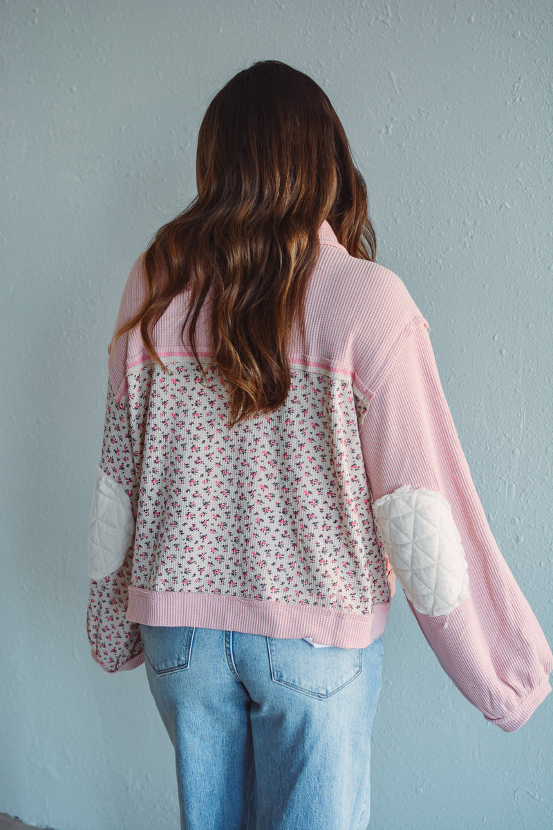 Blush Fusion Quilted Jacket