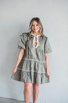 The Enchanted Sage Mini Dress