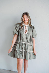 The Enchanted Sage Mini Dress