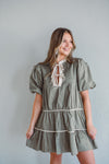 The Enchanted Sage Mini Dress