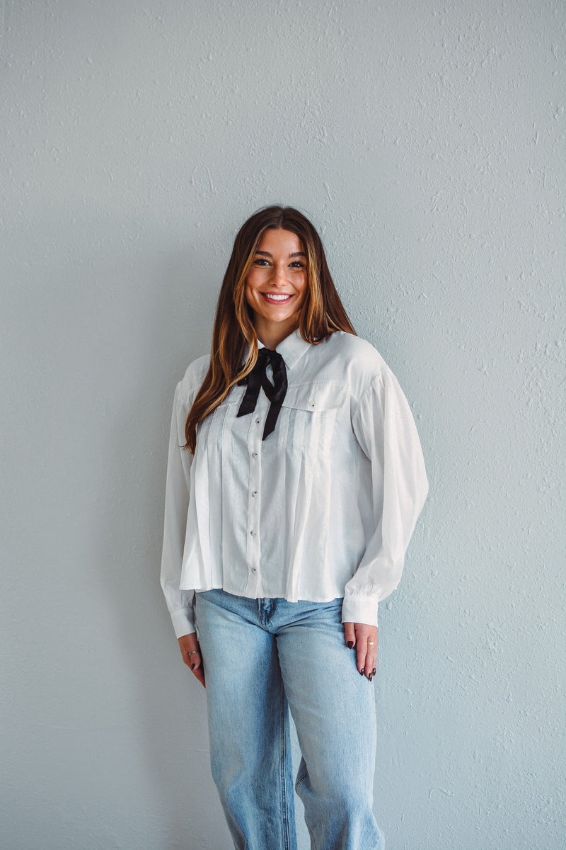 Melissa White Business Top