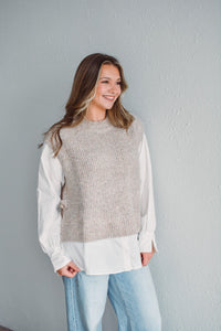 Button Charm Beige