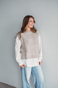 Button Charm Beige