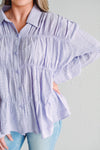 Delphinium Ruched Top