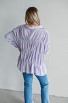 Delphinium Ruched Top