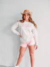 Heather Dusty Bride Crewneck