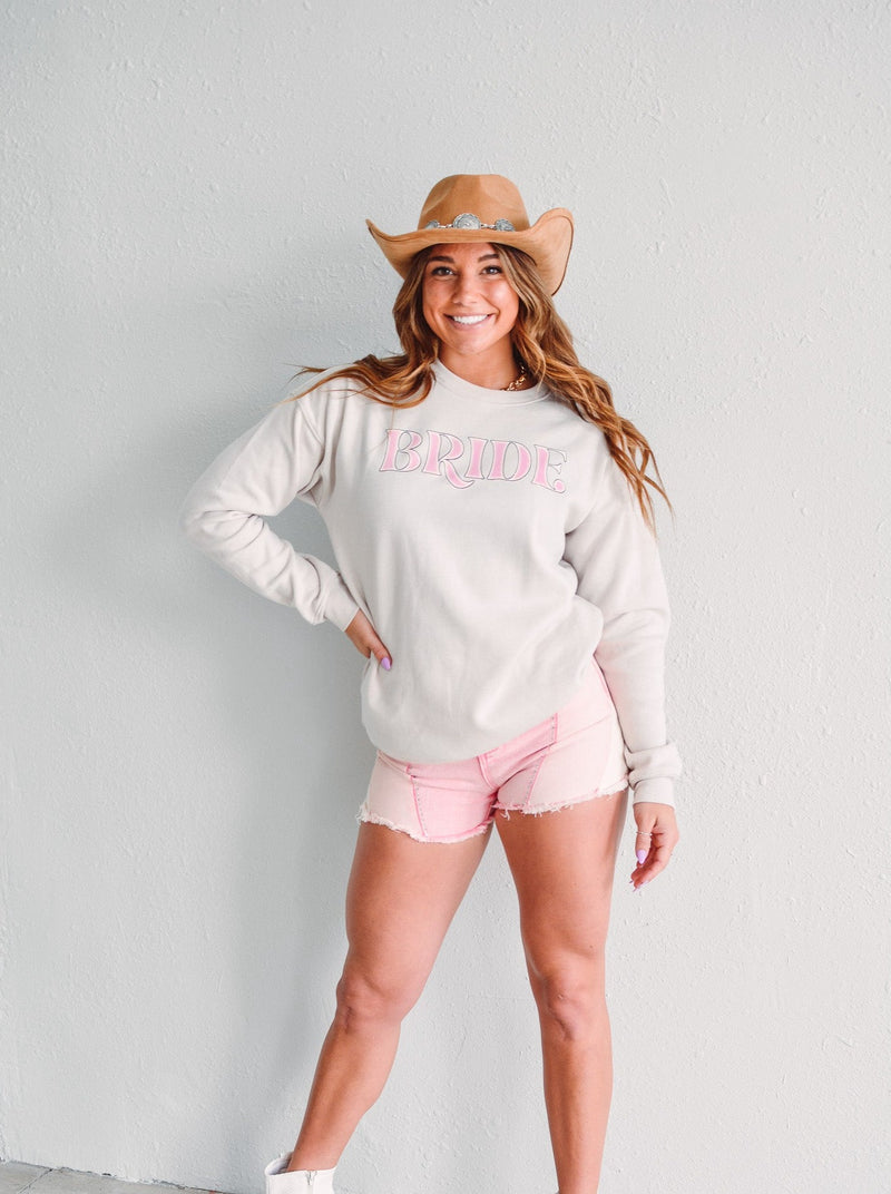 Heather Dusty Bride Crewneck