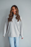 Allie Lt Grey Sweater